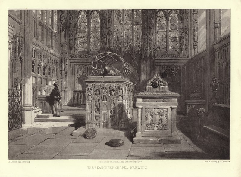 La Capilla Beauchamp, Warwick de George Cattermole