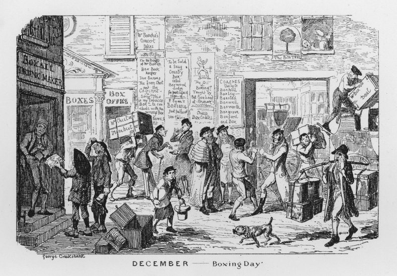 Día de San Esteban de George Cruikshank