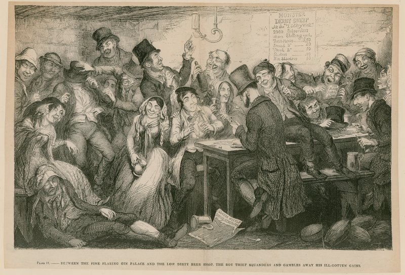 De Los hijos del borracho, 1848 de George Cruikshank