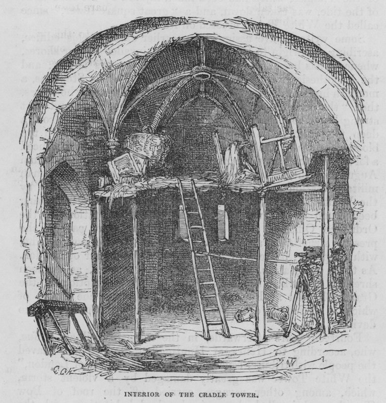 Interior de la Torre de la Cuna de George Cruikshank