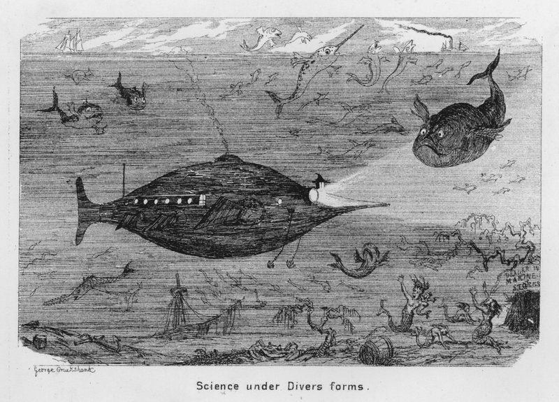 La Ciencia bajo diversas formas de George Cruikshank