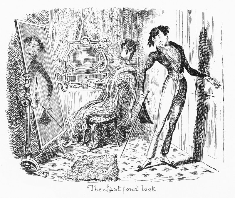 La última mirada cariñosa de George Cruikshank