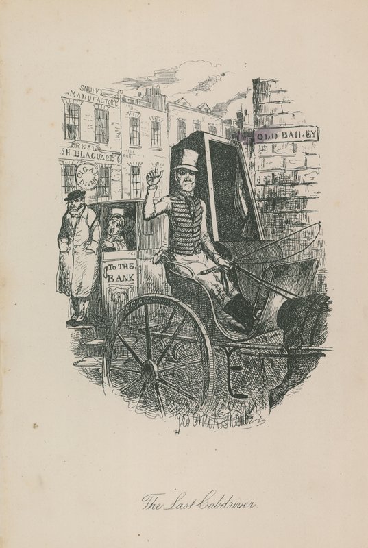 El último cochero de George Cruikshank