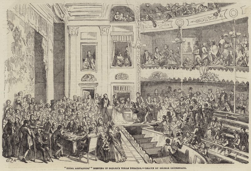 Reunión de abstemios en el Teatro Sadler