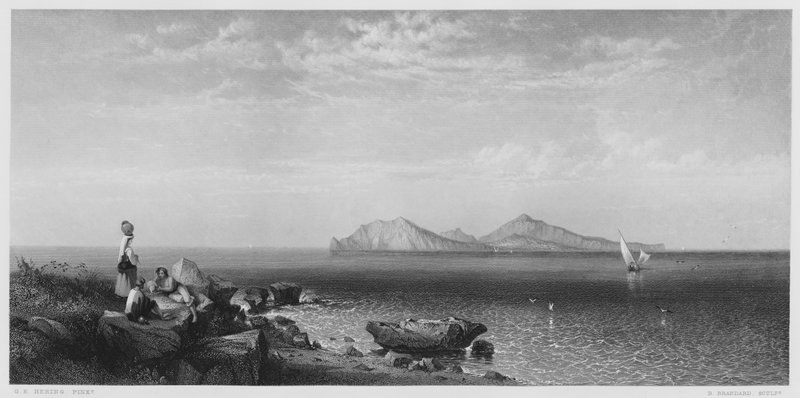 Capri, del cuadro en la Colección Real de George Edwards Hering