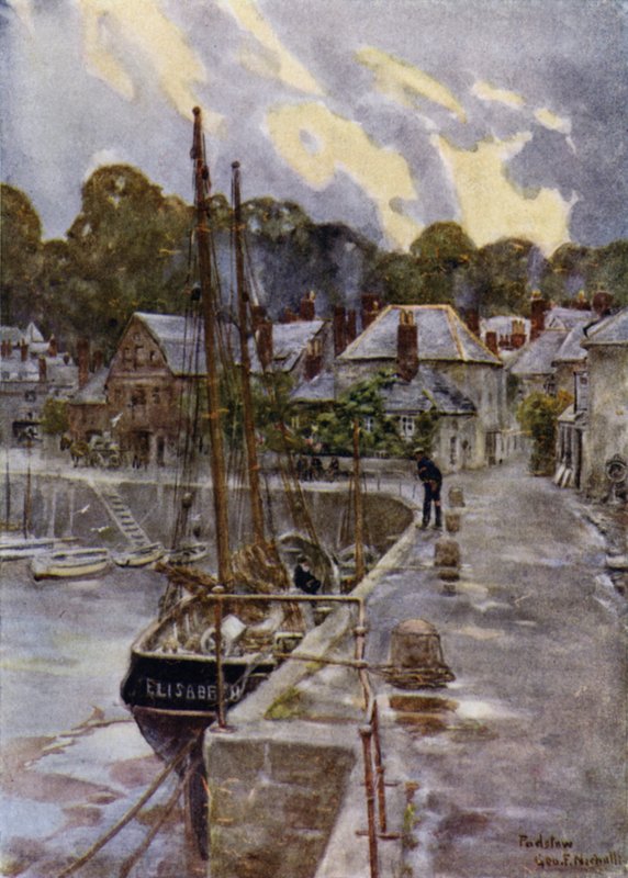 Padstow, despejándose la lluvia de George Franck Nicholls