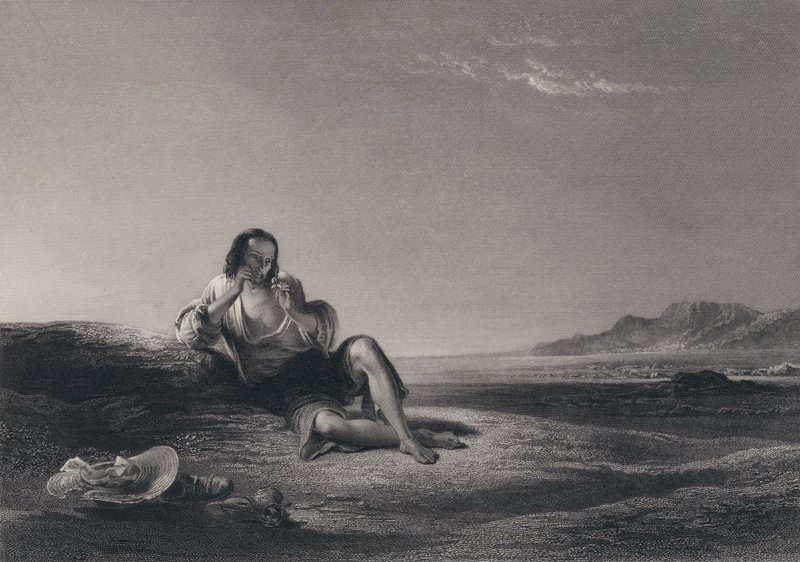 Ilustración para Auld Lang Syne de Robert Burns de George Harvey