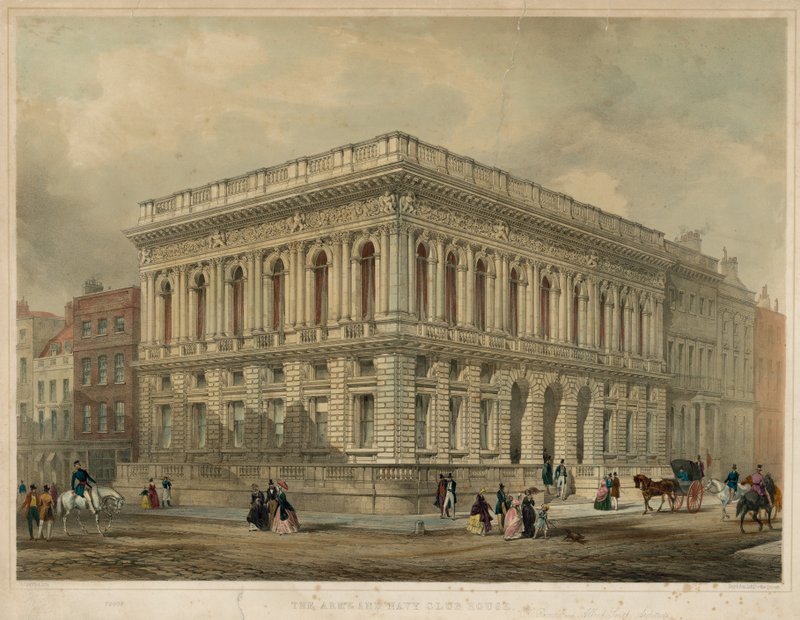 El Club del Ejército y la Marina, Londres de George Hawkins