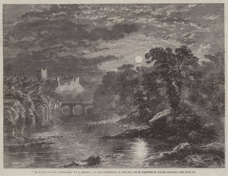 Castillo de Richmond, Yorkshire de George Haydock Dodgson