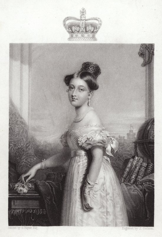 Reina Victoria a los 18 años de George Hayter