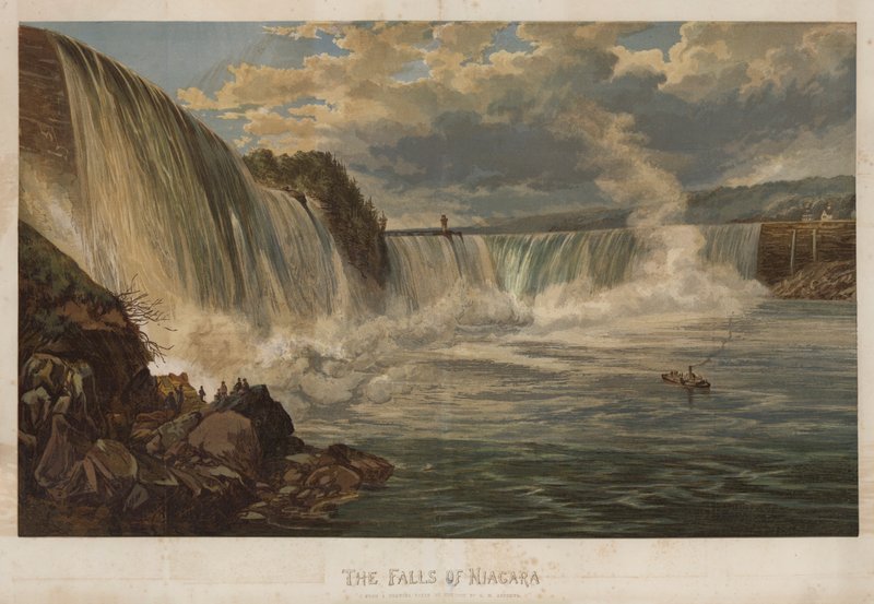 Las cataratas del Niágara de George Henry Andrews