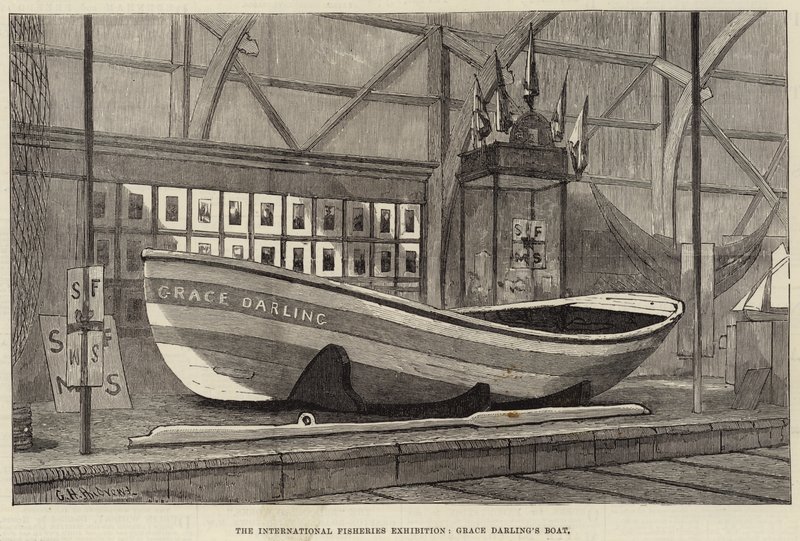 La Exposición Internacional de Pesca, el barco de Grace Darling de George Henry Andrews