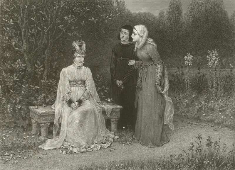 La Reina Isabel y sus Damas de George Henry Boughton