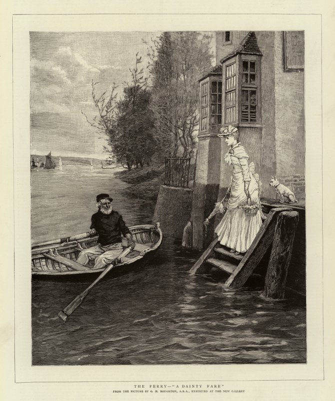 El Ferry, Una Tarifa Delicada de George Henry Boughton