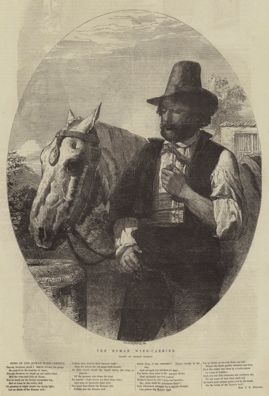 El portador de vino romano de George Housman Thomas