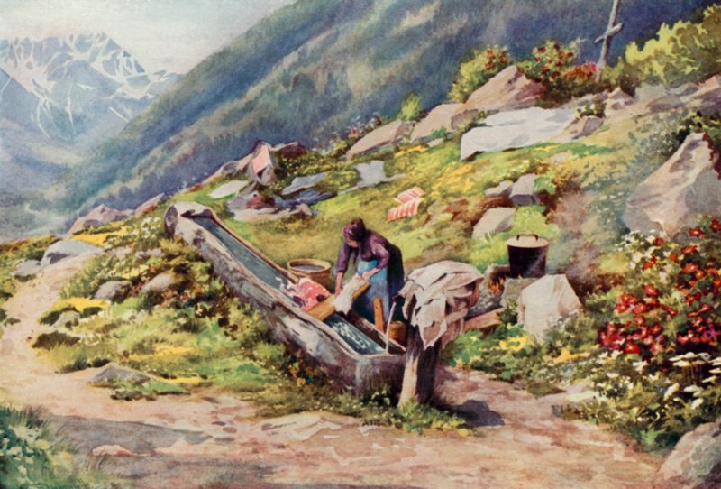 En el valle de Chamonix de George Jackson Flemwell