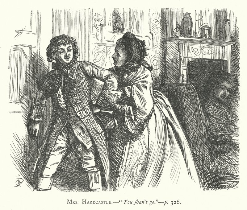 Ilustración para Ella Se Rebaja Para Conquistar (grabado) de George John Pinwell