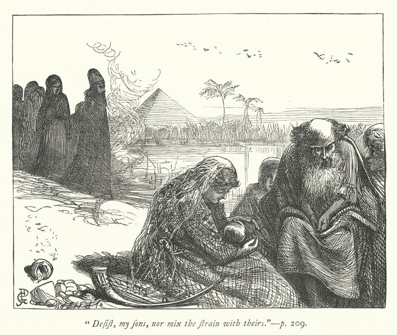 Ilustración para The Captivity de George John Pinwell