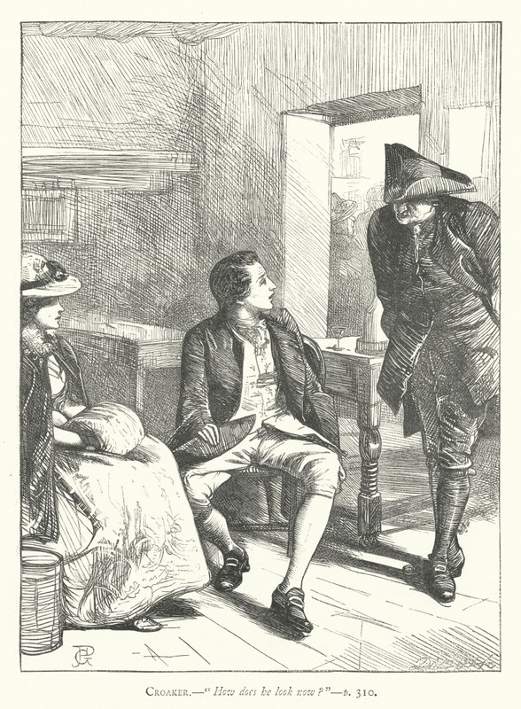 Ilustración para El Hombre de Buen Corazón (grabado) de George John Pinwell
