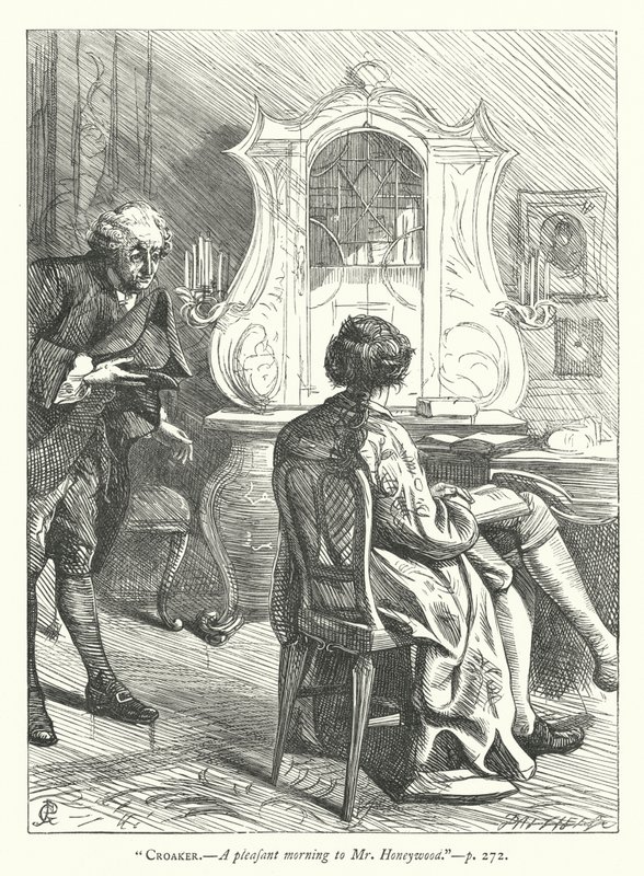 Ilustración para El Hombre de Buen Corazón de George John Pinwell
