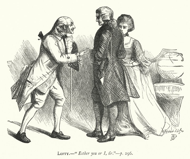 Ilustración para El Hombre de Buen Corazón de George John Pinwell