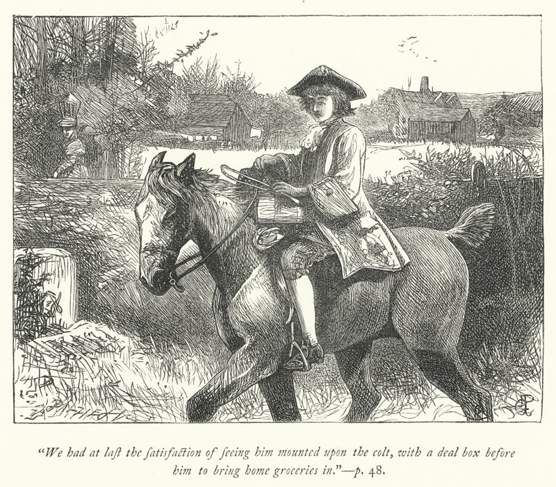 Ilustración para The Vicar of Wakefield de George John Pinwell