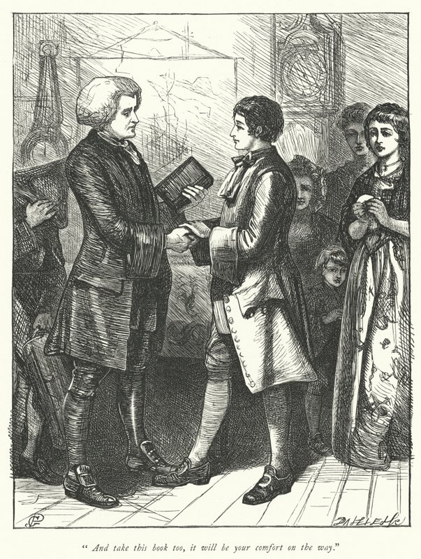 Ilustración para El Vicario de Wakefield de George John Pinwell