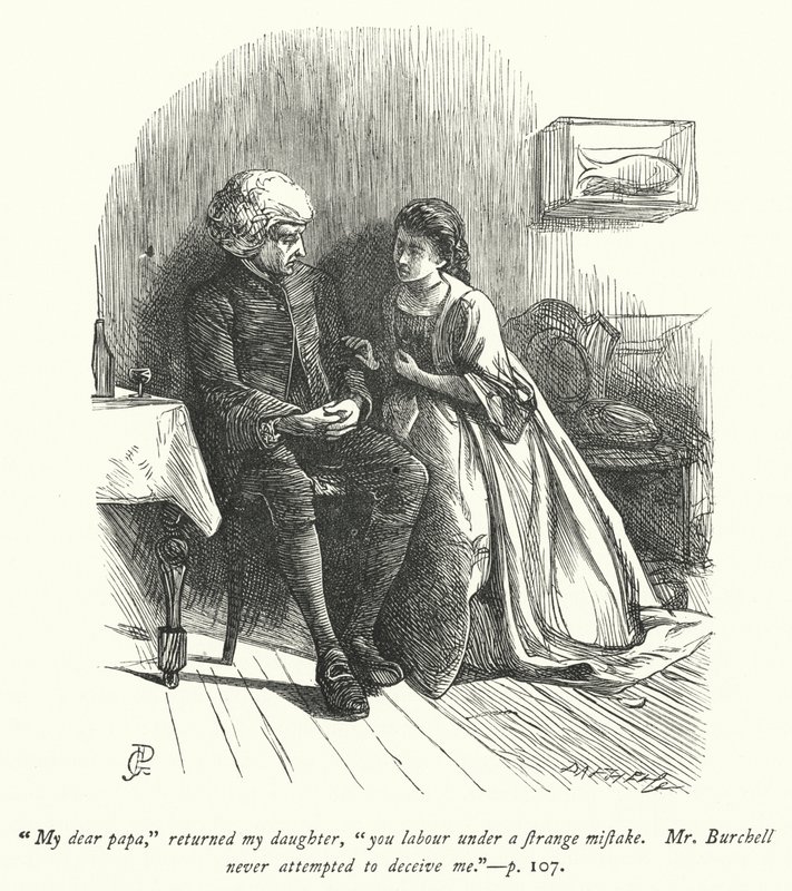 Ilustración para El Vicario de Wakefield de George John Pinwell