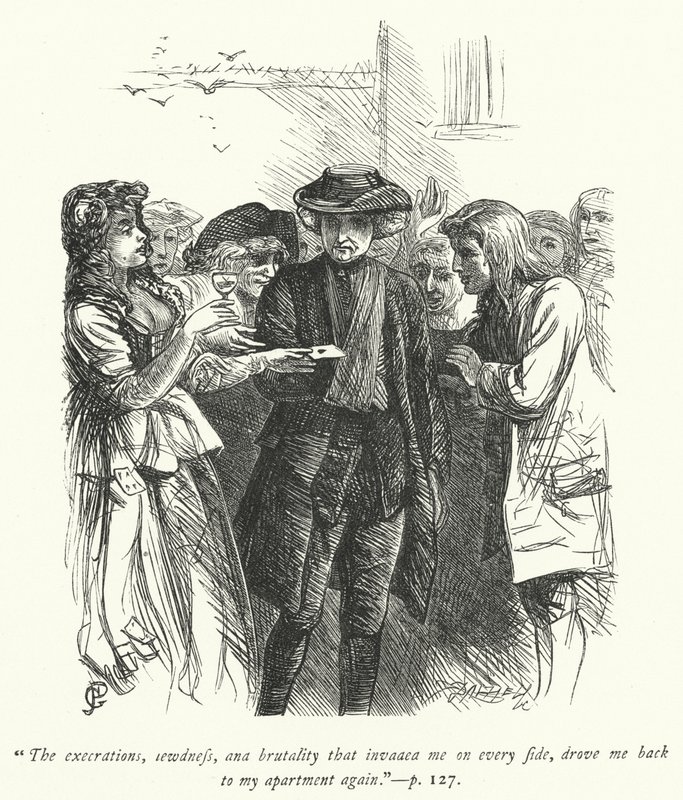 Ilustración para The Vicar of Wakefield de George John Pinwell