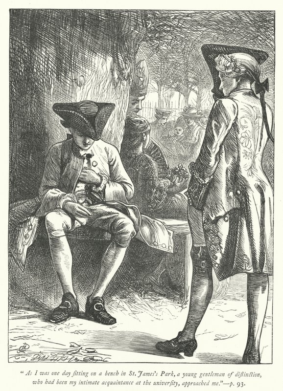 Ilustración para El Vicario de Wakefield (grabado) de George John Pinwell