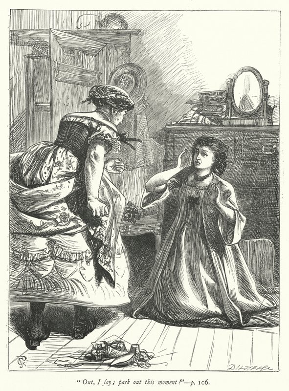 Ilustración para El Vicario de Wakefield (grabado) de George John Pinwell