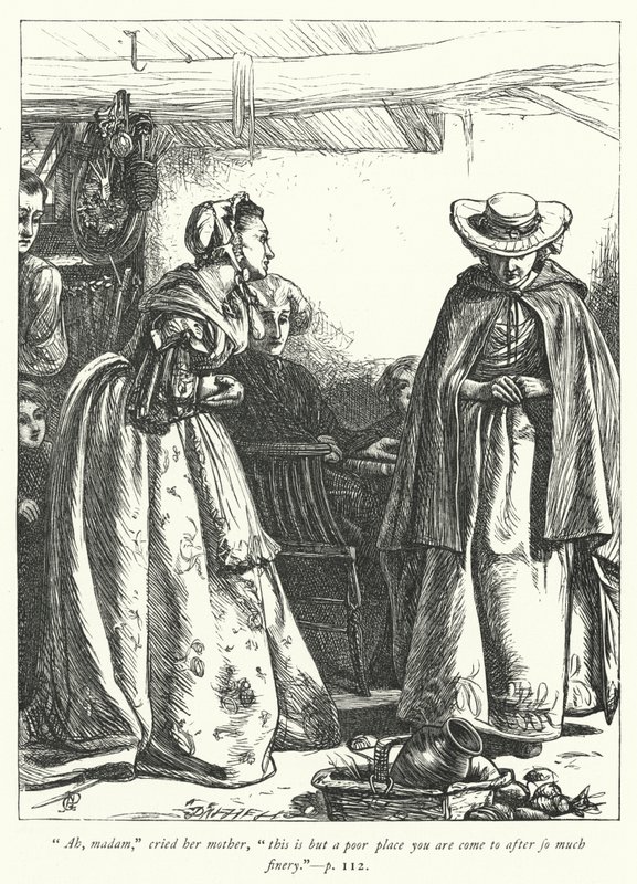 Ilustración para El Vicario de Wakefield (grabado) de George John Pinwell