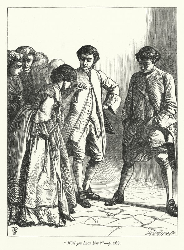 Ilustración para El Vicario de Wakefield (grabado) de George John Pinwell