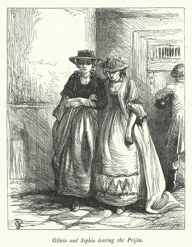 Ilustración para El vicario de Wakefield (grabado) de George John Pinwell