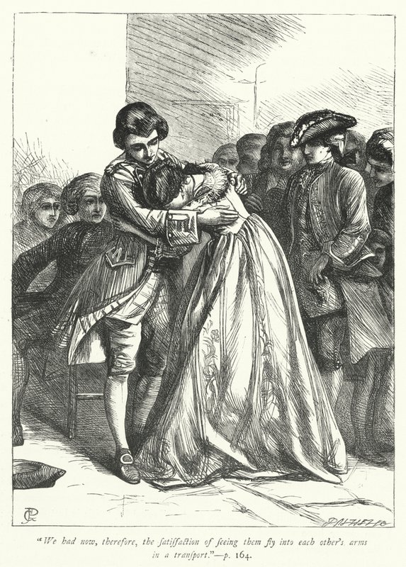 Ilustración para El vicario de Wakefield (grabado) de George John Pinwell