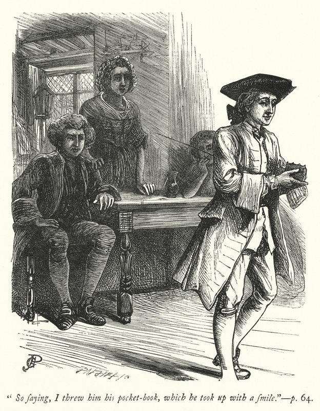 Ilustración para The Vicar of Wakefield de George John Pinwell