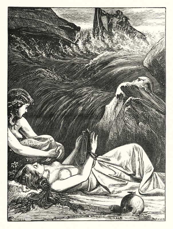 La última de las sirenas de George John Pinwell