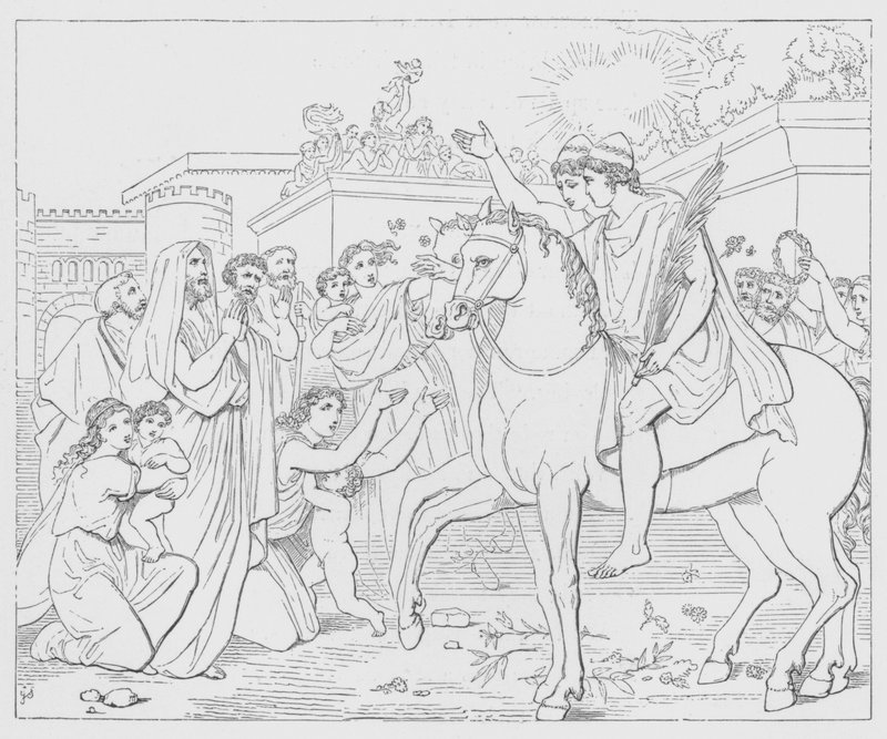 Batalla del Lago Regillus de George Junior Scharf