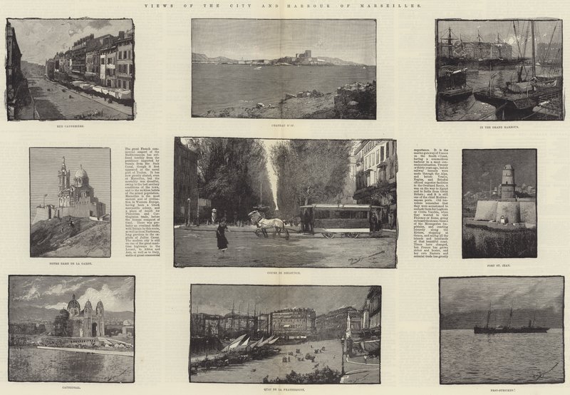 Vistas de la ciudad y el puerto de Marsella de George L. Seymour