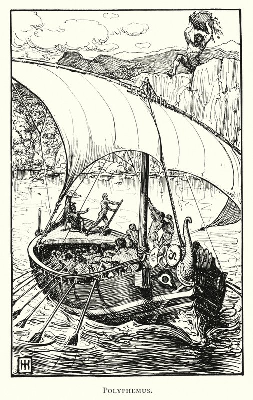 Odisea: Polifemo de George Percy Jacomb Hood