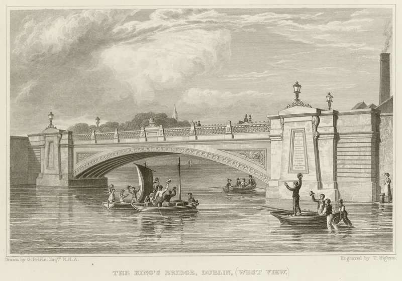 El Puente del Rey en Dublín de George Petrie