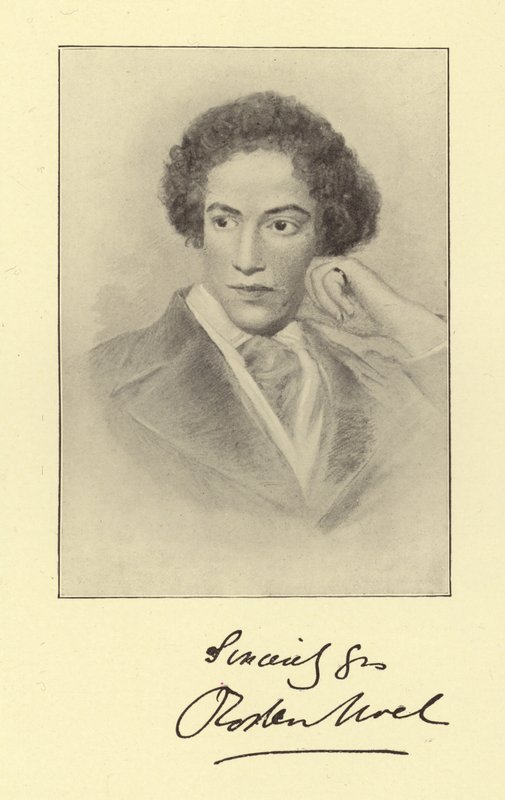 Roden Noel, poeta inglés de George Richmond