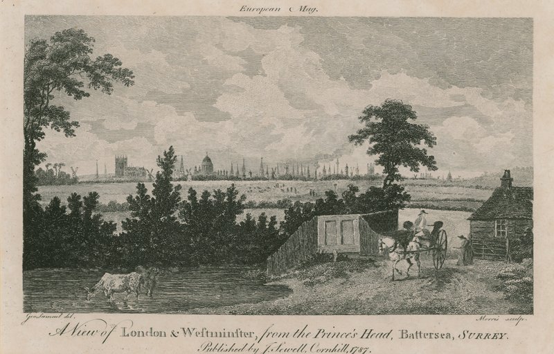 Una Vista de Londres y Westminster de George Samuel Elgood