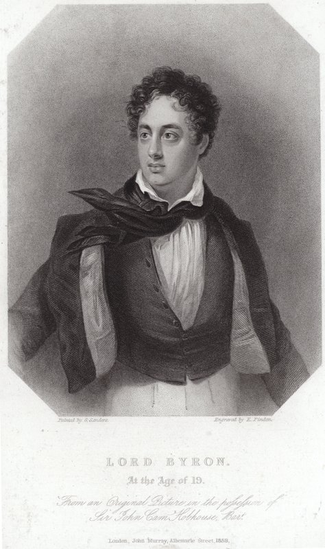 Retrato de Lord Byron de George Sanders