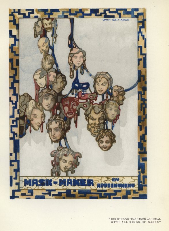 Ilustración para El hipócrita feliz de Max Beerbohm de George Sheringham