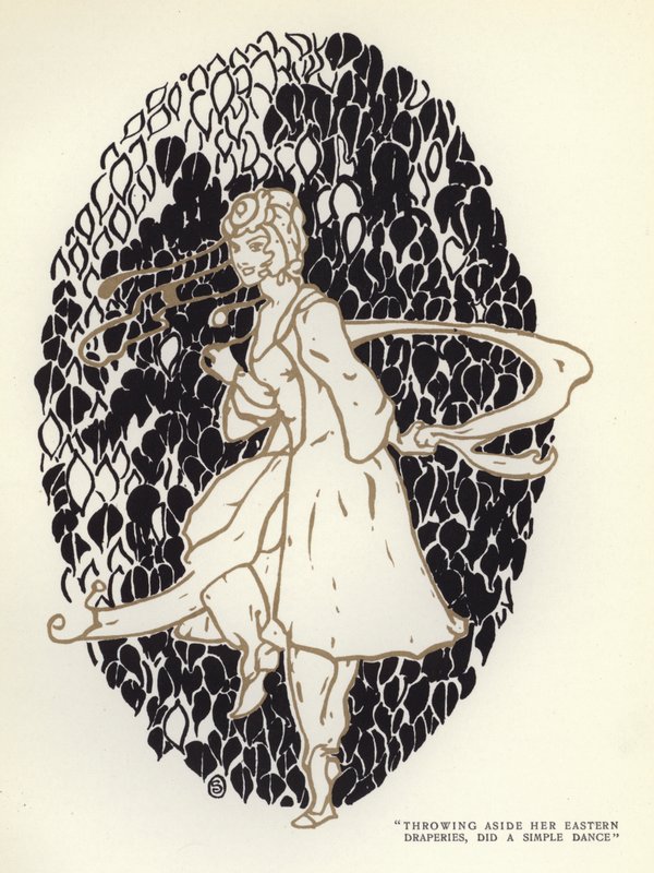Ilustración para El Hipócrita Feliz de Max Beerbohm de George Sheringham