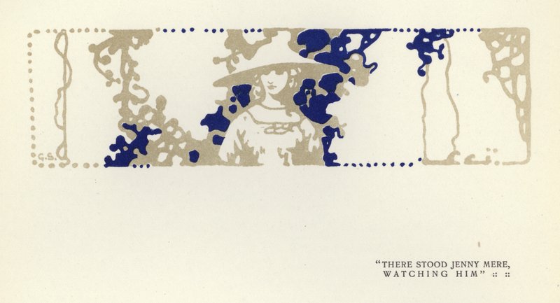 Ilustración para El hipócrita feliz de Max Beerbohm de George Sheringham