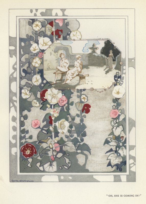 Ilustración para The Happy Hypocrite de Max Beerbohm de George Sheringham