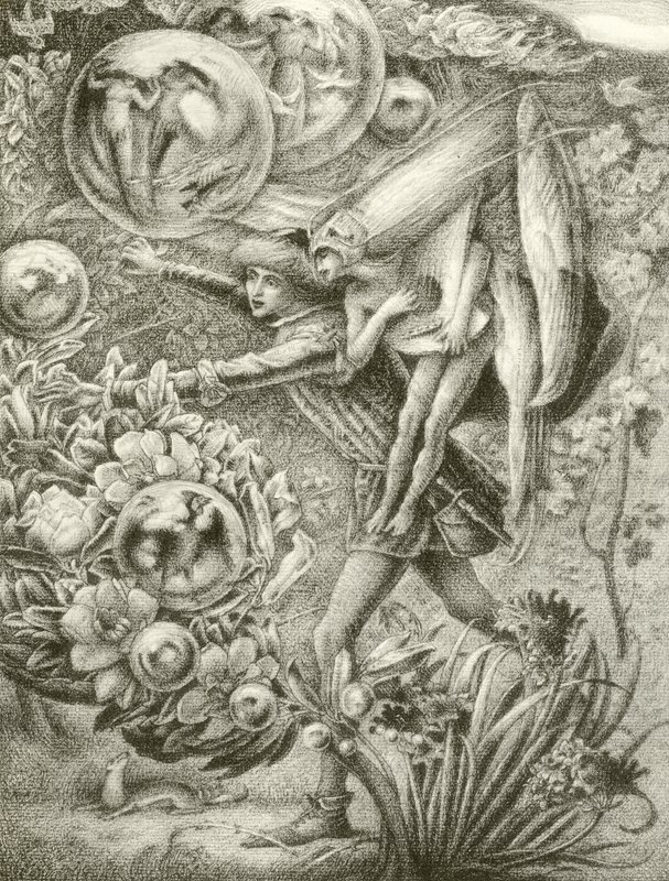 Ferdinand y Ariel de George Woolliscroft Rhead