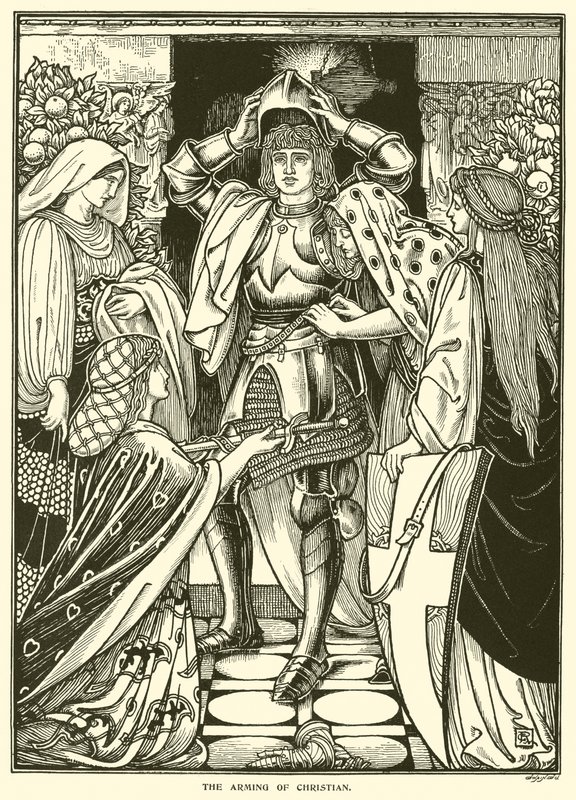 El armado de Cristiano de George Woolliscroft Rhead